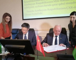 Подписано соглашение между Институтом истории НАНА и Институтом всеобщей истории Китая