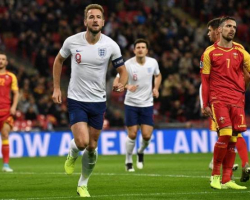 Сборная Англии вышла на ЧЕ-2020, разгромив черногорских футболистов в своем 1000-м матче