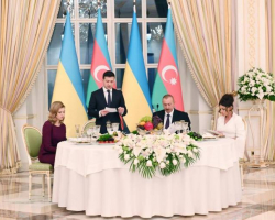 Владимир Зеленский: Совместными усилиями мы сможем укрепить стратегическое партнерство между Украиной и Азербайджаном