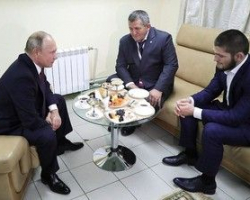 Путин встретился с Нурмагомедовым (ВИДЕО)