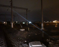 АЖД о столкновении машины скорой помощи и локомотива в Баку